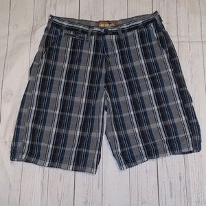 Mens Lee Dungarees plaid shorts - Size 34